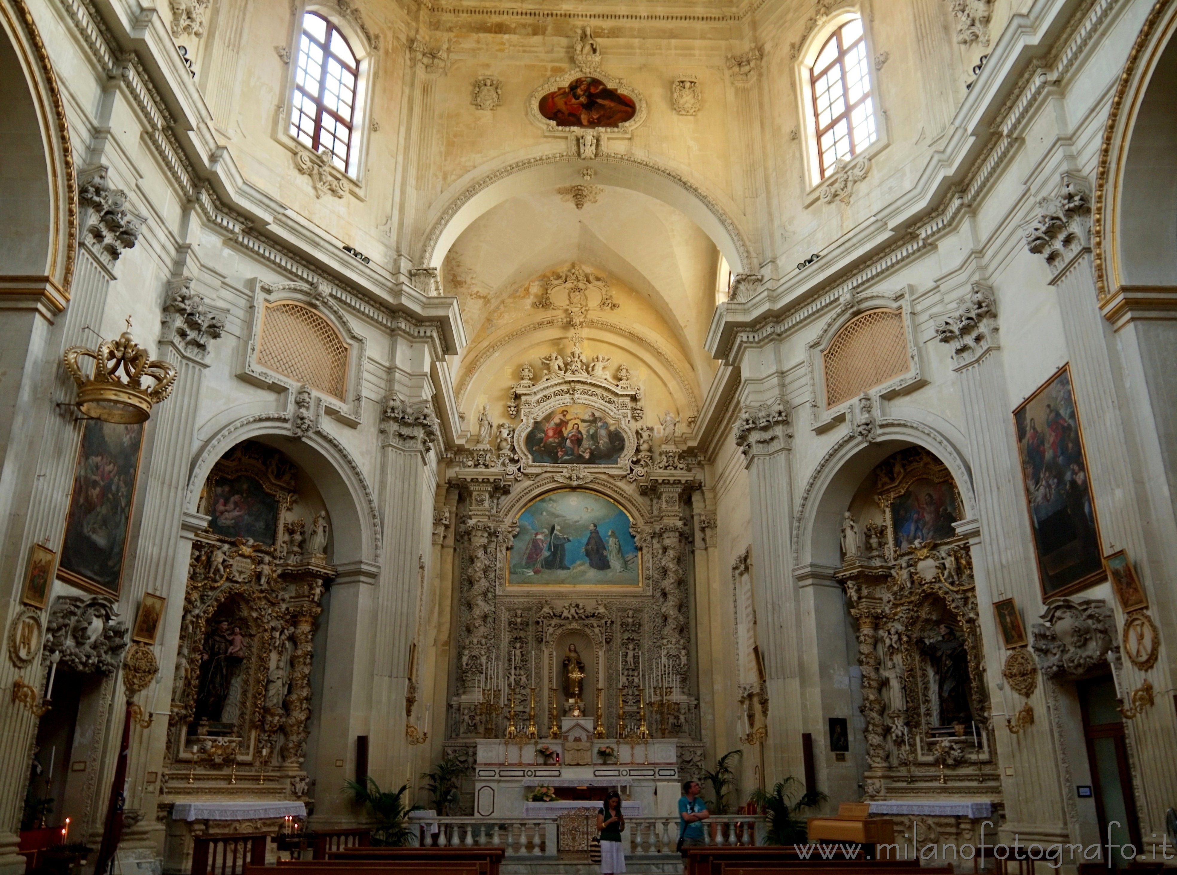 Lecce (Italy) - Interior of the Church of Santa Chiara